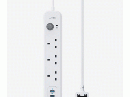 Anker PowerExtend USB-C 6-in-1 3 PowerStrip - White on Sale