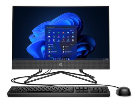 HP 200 G4 AIO PC - i3   32GB   500GB (NVMe M.2 SSD)   21.5  FHD Non-Touch   Win 11 Pro   1YW   Black - Desktop Hot on Sale