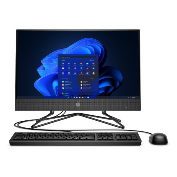 HP 200 G4 AIO PC - i3   32GB   500GB (NVMe M.2 SSD)   21.5  FHD Non-Touch   Win 11 Pro   1YW   Black - Desktop Hot on Sale