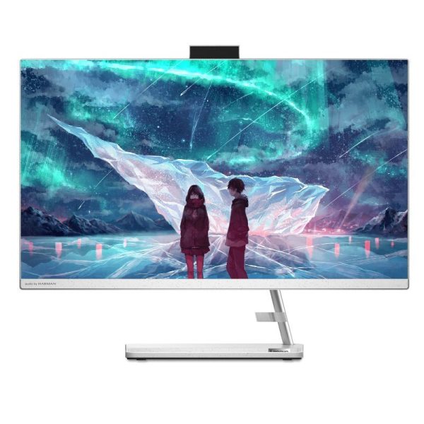 Lenovo IdeaCentre 3 Gen 7 AIO PC - i7   16GB   512GB (NVMe M.2 SSD)   23.8  FHD Non-Touch   4GB VGA   DOS (Without OS)   1YW   English   White - Desktop Online Sale