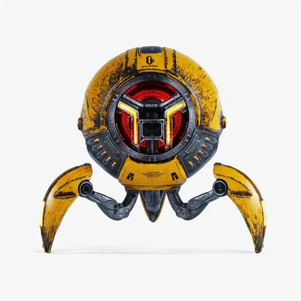 GravaStar Mars Pro Bluetooth 5.0 Speaker with Bass Boost and Stereo Sound - War Damage Yellow Discount