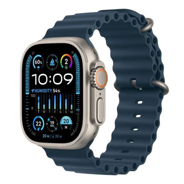 Apple Watch Ultra 2 - LTPO OLED   64GB   49mm   Bluetooth   Wi-Fi   Cellular   Titanium Blue Ocean Band Online