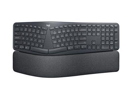 Logitech K860 Ergo Split Ergonomic Bluetooth   Wireless Keyboard   Arabic   English - Graphite Online Sale