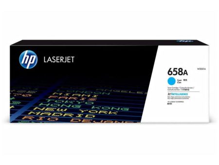 HP 658A Cyan Original LaserJet Toner Cartridge - 6000 Pages   Cyan Color   Toner Cartridge Online Sale