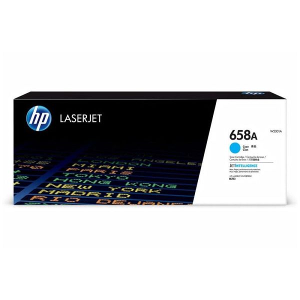 HP 658A Cyan Original LaserJet Toner Cartridge - 6000 Pages   Cyan Color   Toner Cartridge Online Sale