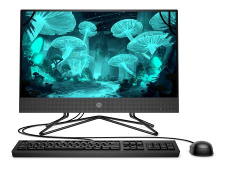 HP 200 G4 AIO PC - i3   4GB   256GB (NVMe M.2 SSD)   21.5  FHD Non-Touch   DOS (Without OS)   1YW   Black - Desktop on Sale