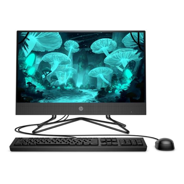 HP 200 G4 AIO PC - i3   4GB   256GB (NVMe M.2 SSD)   21.5  FHD Non-Touch   DOS (Without OS)   1YW   Black - Desktop on Sale