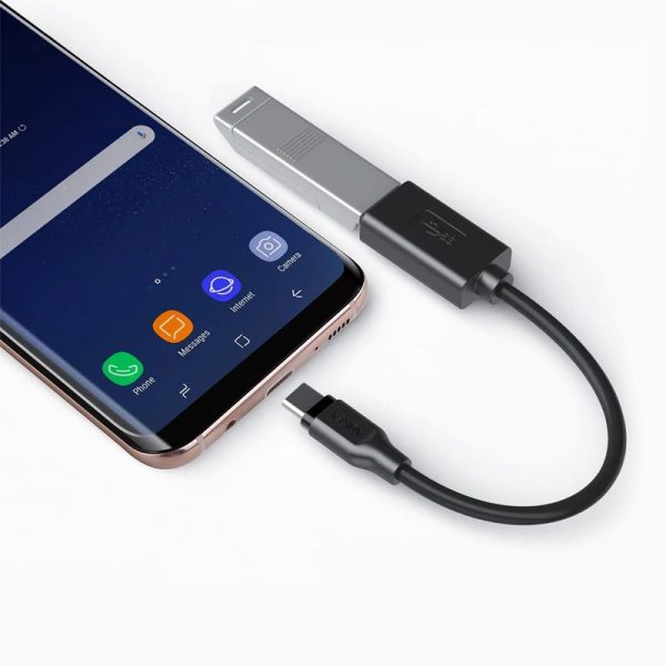 AUKEY USB-C to USB-A Adapter - 0.15m   Black Cheap