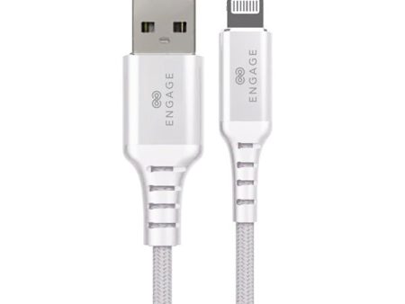 Engage Lightning Mfi Cable 1 Meter - White Online now