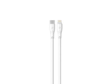 PAWA USB C To Lightning 20W Data Cable - White For Sale