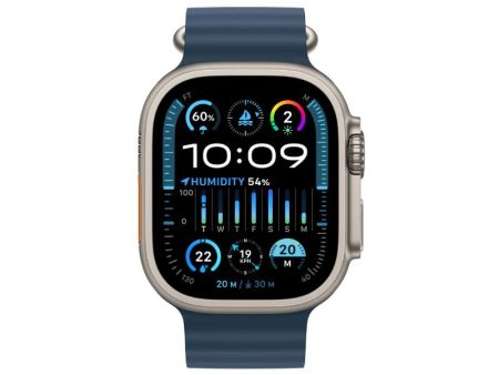 Apple Watch Ultra 2 - LTPO OLED   64GB   49mm   Bluetooth   Wi-Fi   Cellular   Titanium Blue Ocean Band Online