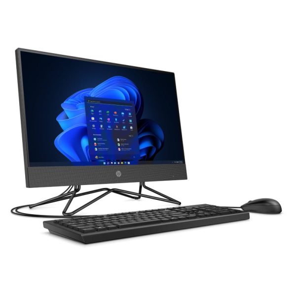 HP 200 G4 AIO PC - i3   32GB   500GB (NVMe M.2 SSD)   21.5  FHD Non-Touch   Win 11 Pro   1YW   Black - Desktop Hot on Sale