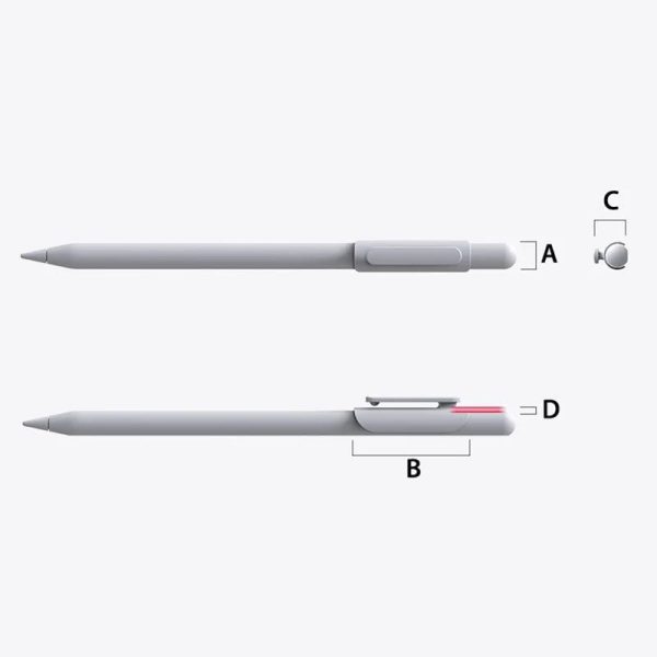 Araree A-Clip For Apple Pencil 2 Pcs Set - Clear And White Online