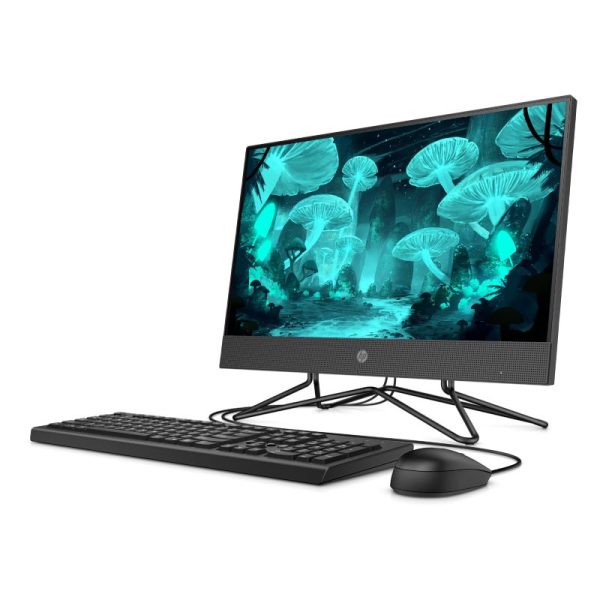 HP 200 G4 AIO PC - i3   16GB   500GB (NVMe M.2 SSD)   21.5  FHD Non-Touch   DOS (Without OS)   1YW   Black - Desktop Online Sale