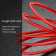 Baseus Rapid Series 3-in-1 Fast Charging Data Cable - Lightning   Type C   Micro USB Cable   1.5 Meter   Red Online Sale