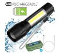 Clarity Metal Flashlight Rechargeable Torch – Black Discount