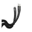 Hoco U78 Cotton Treasure Cable USB to Lightning - Black Discount