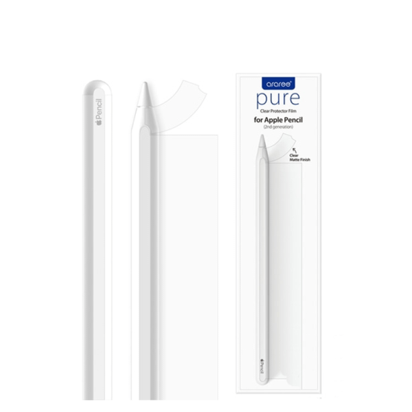 Araree Pure Clear Protector Film For Apple Pencil 2nd Generation - Clear Matte For Sale