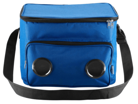 Cellularline Speaker Bluetooth Cooler Bag - Blue Fashion