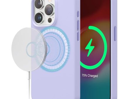 Elago Magsafe Magnetic Silicone Case - Apple iPhone 15 Pro Max   Purple Supply