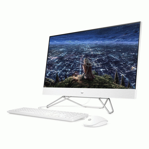 HP 24-CB1036NE AIO PC - i5   8GB   250GB (NVME M.2 SSD)   23.8  FHD Touch   DOS (Without OS)   1YW   Starry White - Desktop Hot on Sale