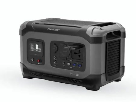 Powerology 392000mAh Power Generator 1300W 60W USB-C Power Delivery 18W USB Quick Charge - Black For Cheap