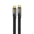 WEKOME WDC-192 Mecha Series - USB-C to USB-C Connection Cable 100W Fast Charging - 1.2Meter   Black For Sale