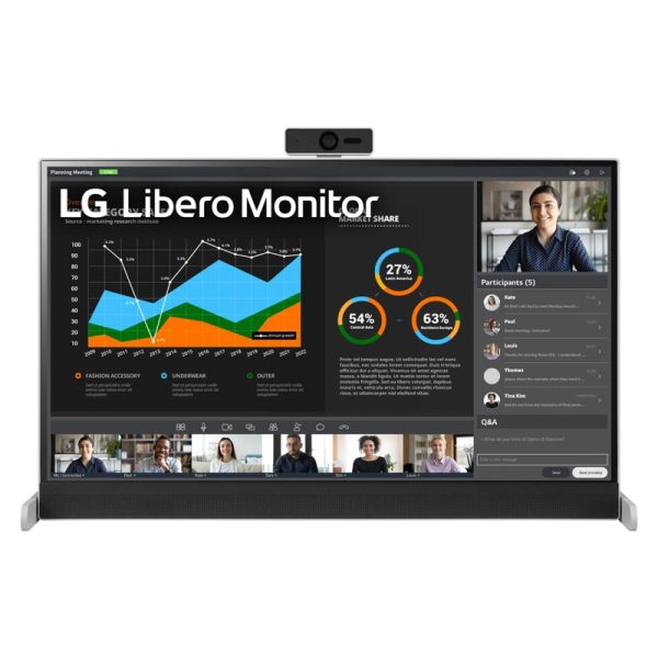 LG QHD Libero Monitor - 27.0  IPS QHD   5ms   USB-C   HDMI   75Hz - Monitor Sale