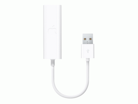 Apple USB to Ethernet Adapter - 100 Mbps   RJ-45   USB 2.0   White Cheap