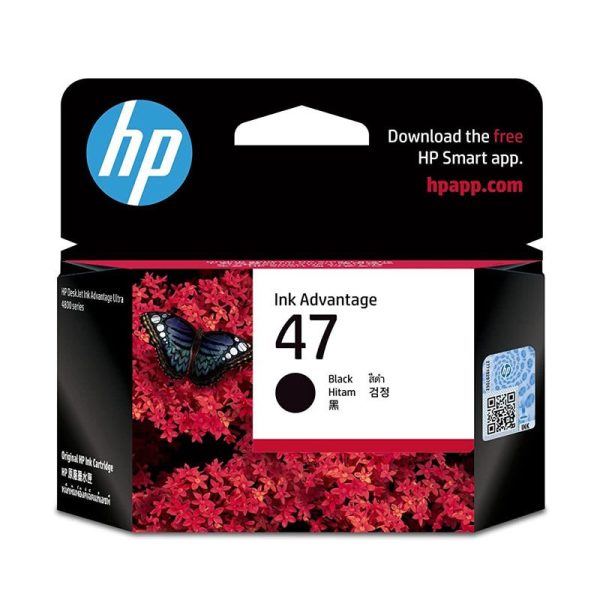 HP 47 Black Original Ink Cartridge - 1300 Pages   Black Color   Ink Cartridge on Sale