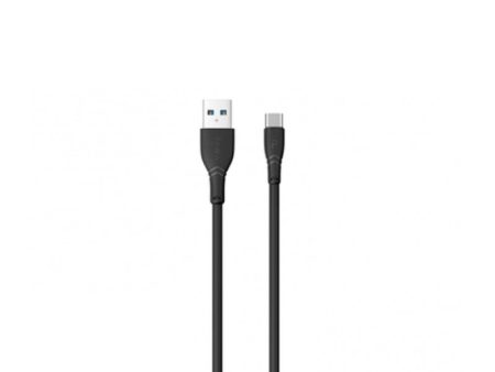 Pawa USB To USB C Cable 1.2M - Black Online Sale