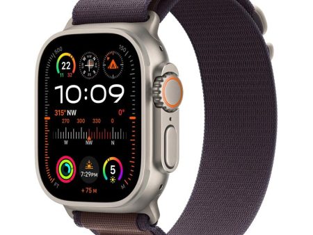 Apple Watch Ultra 2 - LTPO OLED   64GB   49mm   Bluetooth   Wi-Fi   Cellular   Large   Titanium Indigo Alpine Loop Online now