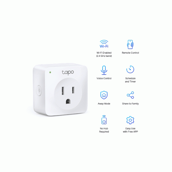 TP-Link Mini Smart Wi-Fi Socket - 2.4 GHz   White Sale