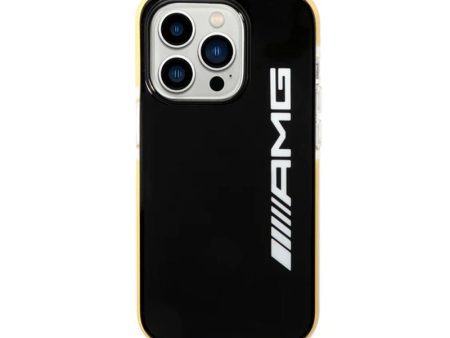 AMG PC TPE Hard Case Bumper Protection - Apple iPhone 14 Pro   Black   Yellow Discount