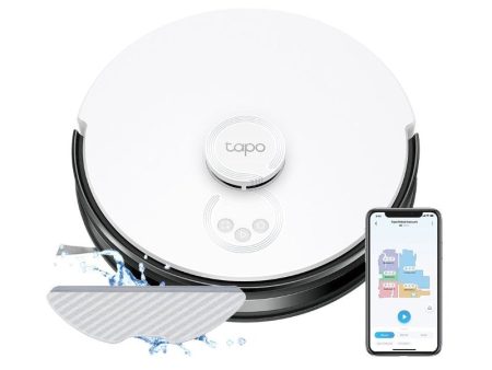 Tapo RV30 LiDAR Navigation Robot Vacuum & Mop - White Discount