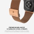 Levelo Double Milanese Watch Strap Apple Watch 38   40   41mm - Rose Gold Online