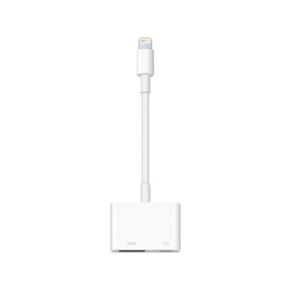 Apple Lightning to AV Adapter - HDMI   USB Type-C   White Fashion