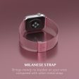 Levelo Double Milanese Watch Strap Apple Watch 38   40   41mm - Rose Pink Online Sale