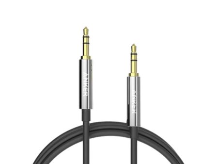 Anker Premium Auxiliary AUX Cable (1.2m) - Black For Sale