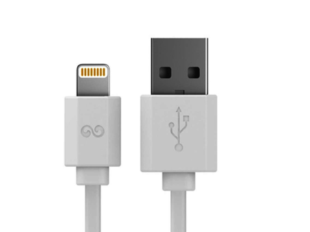 iWALK Trione Tangle Free Lightning To USB Cable 2M - White Fashion