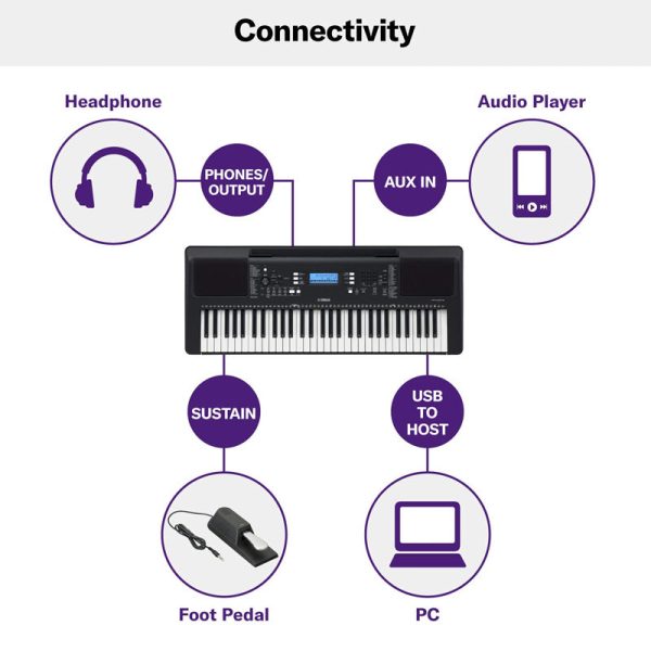 Yamaha Portable Keyboard - PSR-E373 Online now