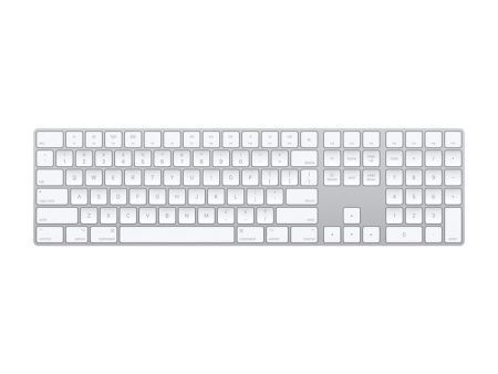 Apple Magic Keyboard with Numeric Keypad - Bluetooth   Arb Eng   White Supply