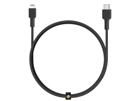 AUKEY Braided Nylon Sync USB-C to Lightning Cable(0.9m) - Black For Cheap