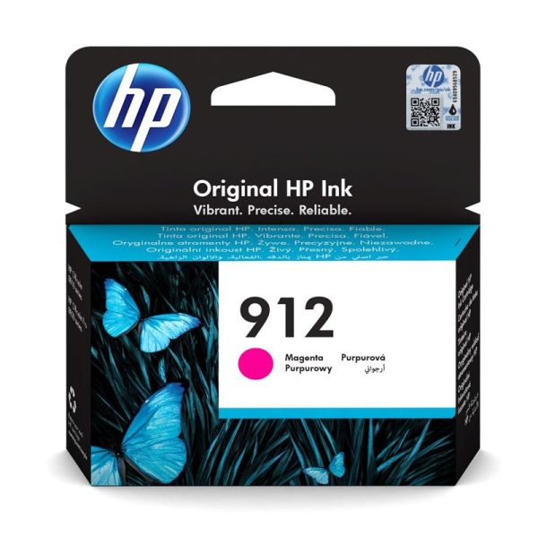 HP 912 Magenta Original Ink Cartridge - 315 Pages   Magenta Color   Ink Cartridge For Sale