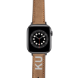 Apple Watch Bands 38 40 41mm - Desert Brown Leather on Sale