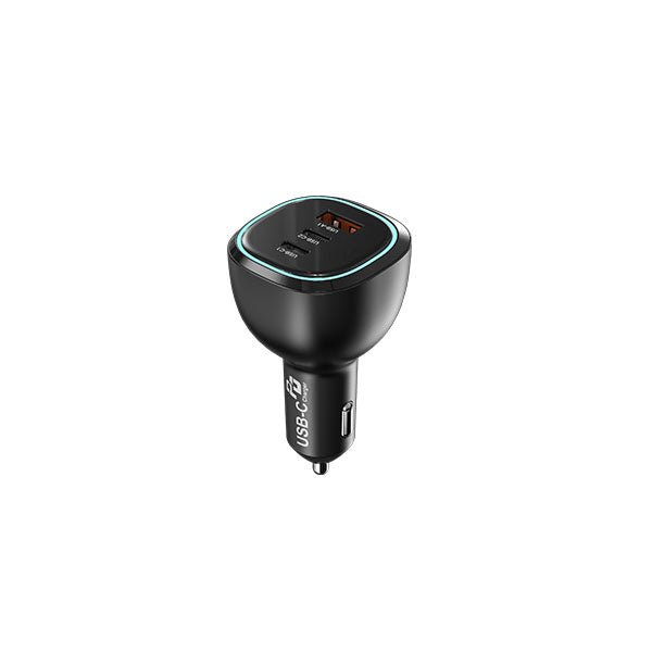 Engage 3 Port PD USB-C 165W Car Charger - Black Online Sale