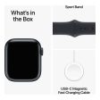 Apple Watch Series 9 with Sport Band - LTPO OLED   64GB   45mm   Medium Large   Bluetooth   Wi-Fi   Cellular   Midnight For Discount