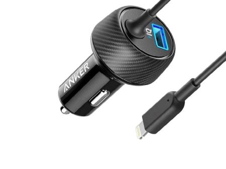 Anker PowerDrive 2 Elite Car Charger - 24W   Black on Sale