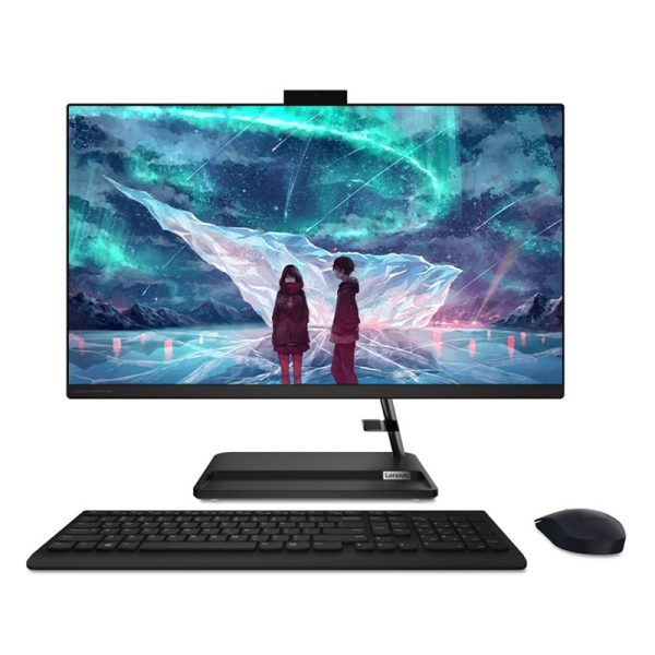 Lenovo IdeaCentre 3 Gen 7 AIO PC - i7   8GB   512GB (NVMe M.2 SSD)   27.0  FHD Non-Touch   DOS (Without OS)   1YW   Black - Desktop Online Hot Sale