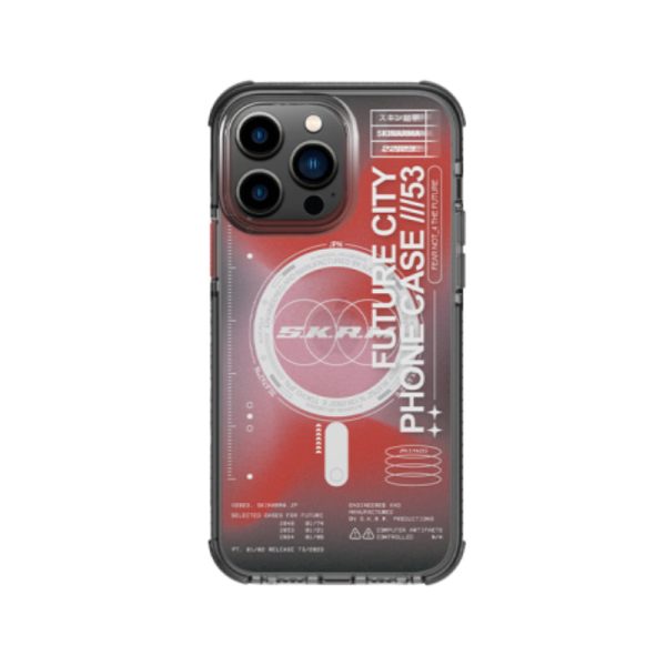 SKINARMA Shorai MagSafe Case - Apple iPhone 14 Pro Max   Red Online now